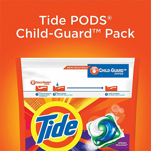 Tide PODS 3-1 Laundry Detergent Spring Meadow Scent - White, Orchid - 35 / Bag (93127)