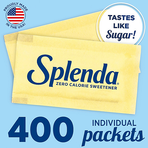 Splenda Single-serve Sweetener Packets 0.035 oz (1 g) - Artificial Sweetener - 400 / Box (200414)