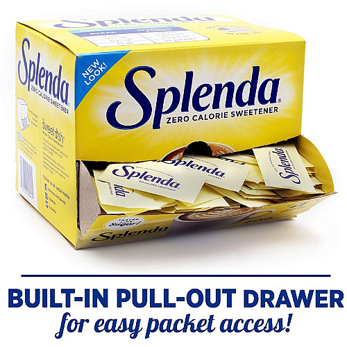 Splenda Single-serve Sweetener Packets 0.035 oz (1 g) - Artificial Sweetener - 400 / Box (200414)