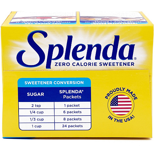 Splenda Single-serve Sweetener Packets 0.035 oz (1 g) - Artificial Sweetener - 400 / Box (200414)