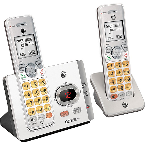 AT&T EL52215 DECT 6.0 Cordless Phone - Silver, Black