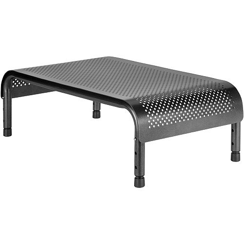 Allsop Metal Art Ergo 3 Adjustable Height Monitor Stand 15-Inch Wide Platform - 35 lb Load Capacity - 8" Height x 18" Width x 10" Depth - Powder Coated - Metal (31630)