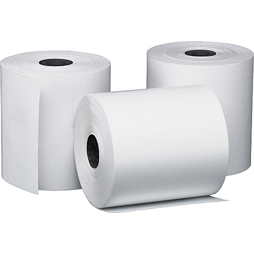 Business Source 3-1/8"x230' POS Receipt Thermal Rolls 3 1/8" x 230 ft - White - 10 / Pack (BSN98100)