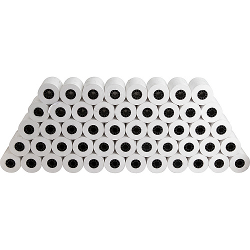 Business Source Portable Printer Thermal Rolls 2 1/4" x 55 ft - BPA Free - White - 50 / Carton (BSN98101)