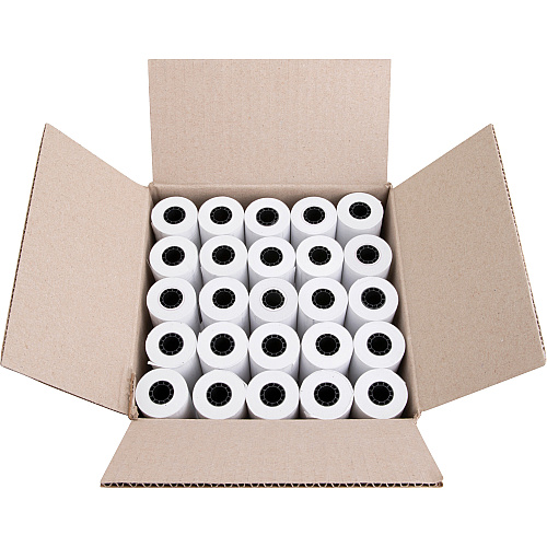 Business Source Portable Printer Thermal Rolls 2 1/4" x 55 ft - BPA Free - White - 50 / Carton (BSN98101)