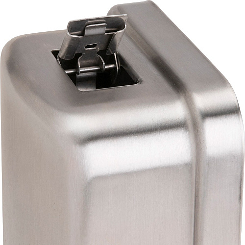 Genuine Joe Liquid/Lotion Soap Dispenser Manual - 31.50 fl oz Capacity - Corrosion Resistant, Wall Mountable, Rust Proof - Stainless Steel - 24 / Carton (GJO02201CT)