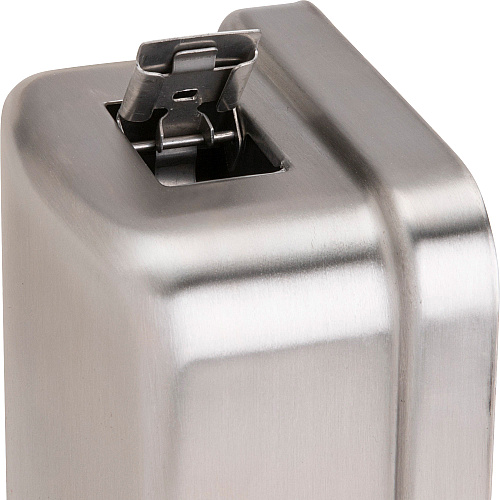 Genuine Joe Liquid/Lotion Soap Dispenser Manual - 31.50 fl oz Capacity - Corrosion Resistant, Wall Mountable, Rust Proof - Stainless Steel - 24 / Carton (GJO02201CT)