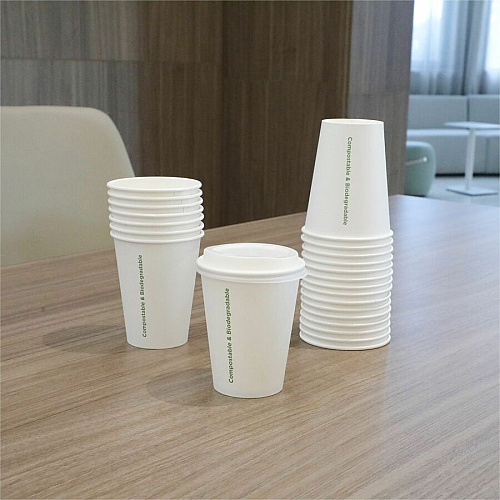 Genuine Joe 12 oz Eco-friendly Paper Cups 12 fl oz - White - Paper - 50/Pack - 20 / Carton (GJO10215CT)