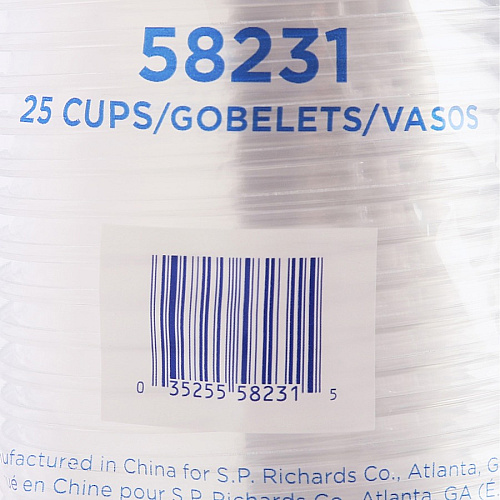 Genuine Joe 12 oz Clear Plastic Cups 12 fl oz - Clear - Plastic - Cold Drink, Beverage - 25/Pack - 20 / Carton (GJO58231CT)