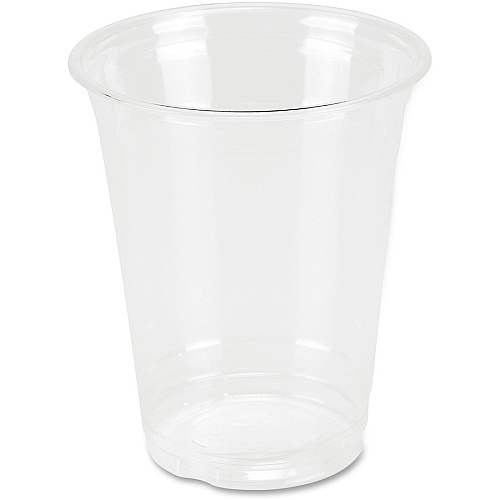 Genuine Joe 12 oz Clear Plastic Cups 12 fl oz - Clear - Plastic - Cold Drink, Beverage - 25/Pack - 20 / Carton (GJO58231CT)