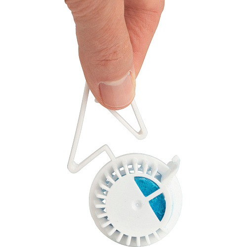 Genuine Joe Non-para Rim Hanger Lasts upto 30 Days - Non-para Deodorizer, Acid-free, Water Soluble - 6 / Carton - Blue (GJO58334CT)
