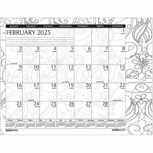 House of Doolittle Doodle Monthly Desk Pad (1876)