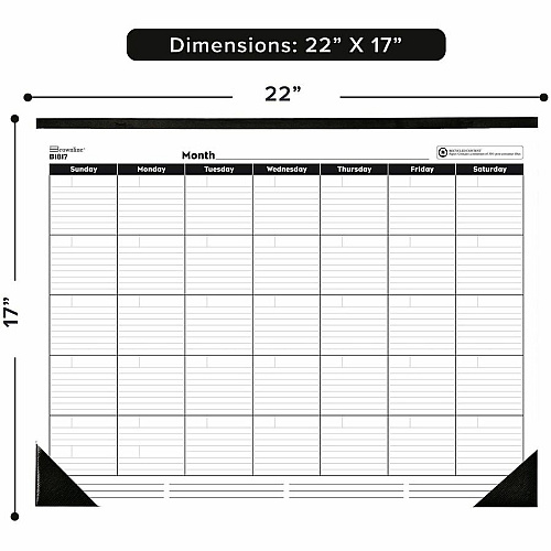 Rediform Undated Monthly Desk Pad (B1817)
