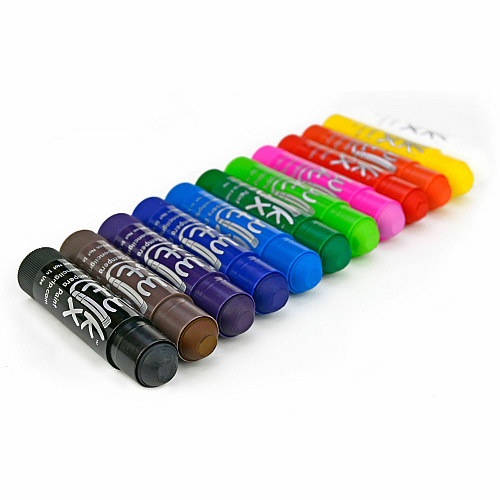 The Pencil Grip Tempera Paint 24-color Mess Free Set 24 Color(s) - Assorted, Neon, Metallic - 24 / Set (604)
