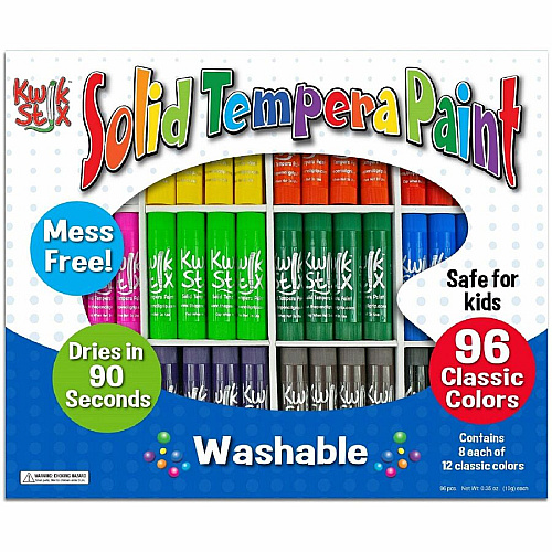 The Pencil Grip Kwik Stix 96-Piece Tempera Paint Sticks 96 Color(s) - Assorted - 96 / Box (696)