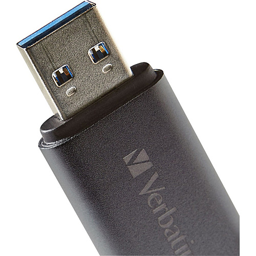 Verbatim 16GB Store 'n' Go Dual Flash Drive 16 GB - USB 3.2 (Gen 1) Type A, Lightning - Graphite - Lifetime Warranty - 1 Each (49304)