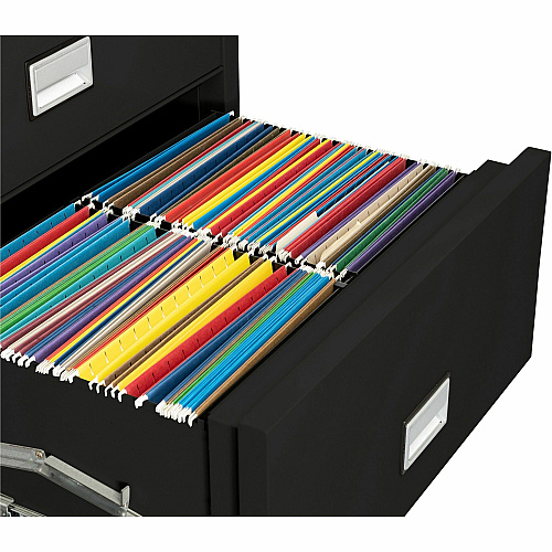 Phoenix World Class Lateral File - 2-Drawer 31" Width x 23.6" Depth x 28.8" Height - 2 x Drawer(s) for File - Lateral - Fire Resistant, Explosion Resistant, Impact Resistant, Security Lock - Black - 1 Each (LAT2W31B)