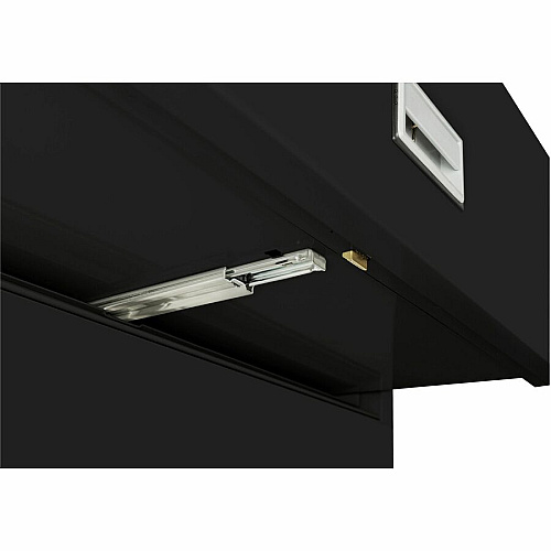 Phoenix World Class Lateral File - 2-Drawer 31" Width x 23.6" Depth x 28.8" Height - 2 x Drawer(s) for File - Lateral - Fire Resistant, Explosion Resistant, Impact Resistant, Security Lock - Black - 1 Each (LAT2W31B)