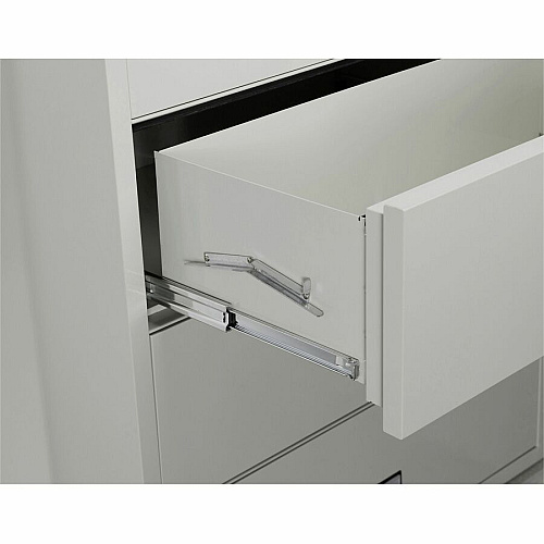 Phoenix World Class Lateral File - 2-Drawer 31" Width x 23.6" Depth x 28.8" Height - 2 x Drawer(s) for File - Lateral - Fire Resistant, Explosion Resistant, Impact Resistant, Security Lock - Light Gray - 1 Each (LAT2W31LG)