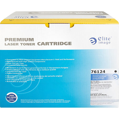Elite Image Remanufactured Toner Cartridge - Alternative for HP 81A 10500 Pages (76124)