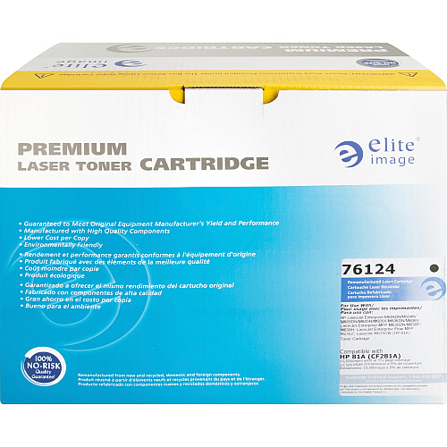 Elite Image Remanufactured Toner Cartridge - Alternative for HP 81A 10500 Pages (76124)