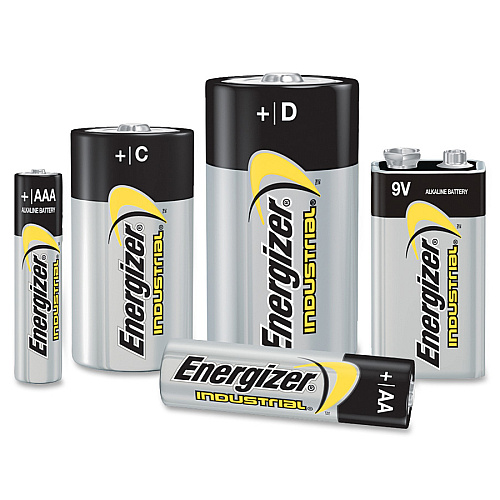 Energizer 9-Volt Industrial Alkaline Batteries, 12-Pack For Multipurpose - 9V - 9 V DC - 12/Box - 6 / Carton (EN22CT)