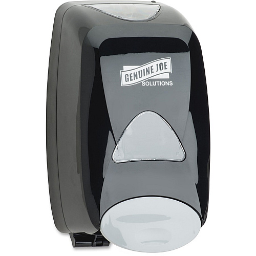 Genuine Joe Solutions Soap Dispenser Manual - 1.32 quart Capacity - Black - 1 Each (GJO98206)