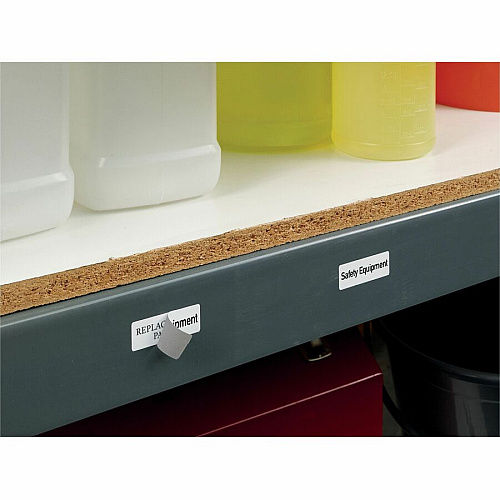 Avery&reg; TrueBlock ID Label 21/32" Width x 1 3/4" Length - Permanent Adhesive - Rectangle - Laser - Matte White - Matte - Film - Water Resistant - Permanent Adhesive, Durable, Heavy Duty, Scuff Resistant, Tear Resistant, Smudge Resistant, Weathe (61533)