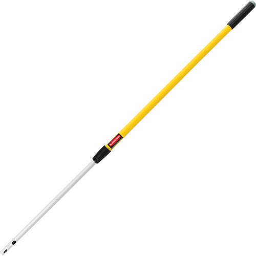 Rubbermaid Commercial Hygen Quick Connect Handle 72" Length - Yellow - Aluminum - 6 / Carton (Q75500YL00CT)