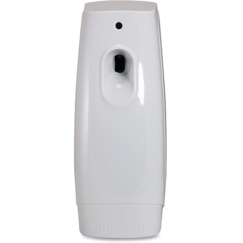 TimeMist Classic Metered Aerosol Dispenser 0.25 Hour Medium - 30 Day Refill Life - 6000 ft³ Coverage - 2 x AA Battery - 6 / Carton - White (1047717CT)