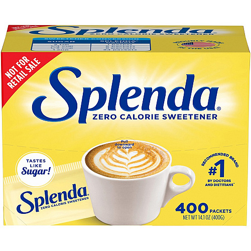 Splenda Single-serve Sweetener Packets 0.035 oz (1 g) - Artificial Sweetener - 400/Box - 6 / Carton (200414CT)