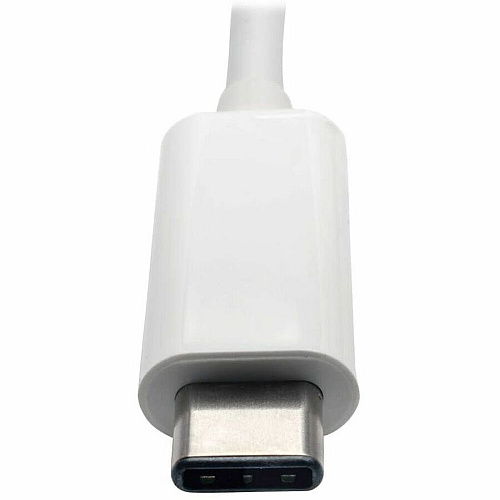Eaton Tripp Lite Series 3-Port USB 3.x (5Gbps) Hub with LAN Port, USB-C to 3x USB-A Ports and Gigabit Ethernet, White USB Type C - External - 3 USB Port(s) - 1 Network (RJ-45) Port(s) - 3 USB 3.1 Port(s) (U4600033AG)