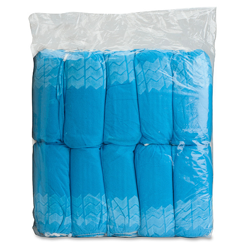 Impact PolyLite Shoe Covers Recommended for: Hospital, Laboratory, Food Processing, Painting - Extra Large Size - Snap Closure - Blue - 150 / Carton (M2105BNS18)
