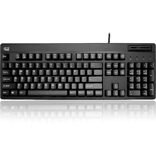 Adesso EasyTouch 630SB - Smart Card Reader Keyboard (AKB630SB)