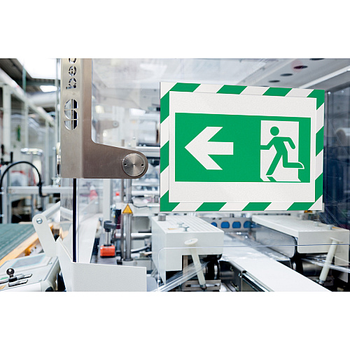 DURABLE&reg; DURAFRAME&reg; SECURITY Self-Adhesive Magnetic Letter Sign Holder Horizontal, Vertical - Self-adhesive, Flexible, Magnetic, Dual-sided - Green, White - 2 / Pack (4770131)