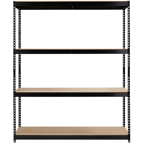 Lorell Archival Shelving 80 x Box - 4 Compartment(s) - 84" Height x 69" Width x 33" Depth - 28% Recycled - Black - Steel, Particleboard - 1 Each (LLR99839)
