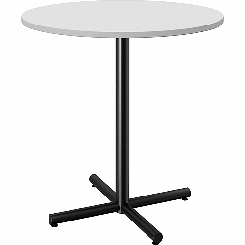 Lorell Hospitality Collection Tabletop High Pressure Laminate (HPL) Round, White Top - 1.25" Table Top Thickness x 36" Table Top Diameter - Assembly Required - Thermofused Laminate (TFL), Particleboard Top Material - 1 Each (LLR99856)