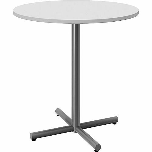 Lorell Hospitality Collection Tabletop High Pressure Laminate (HPL) Round, White Top - 42" Table Top Diameter - Assembly Required - Thermofused Laminate (TFL), Particleboard Top Material - 1 Each (LLR99857)