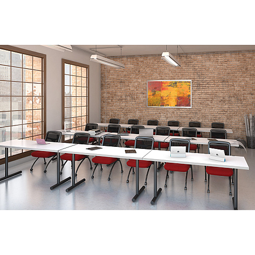 Lorell Hospitality Collection Tabletop High Pressure Laminate (HPL) Square, White Top - 42" Table Top Width x 42" Table Top Depth x 1" Table Top Thickness - Assembly Required - Particleboard, Thermofused Laminate (TFL) Top Material - 1 Each (LLR99859)