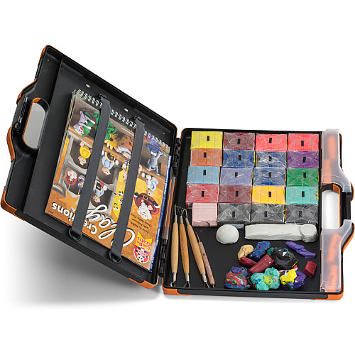 Officemate Carry-All Clipboard Storage Box Storage for Tablet, Notebook - 8 1/2" x 11" , 8 1/2" x 14" Sheet Size - Black, Orange - 1 Each (83326)