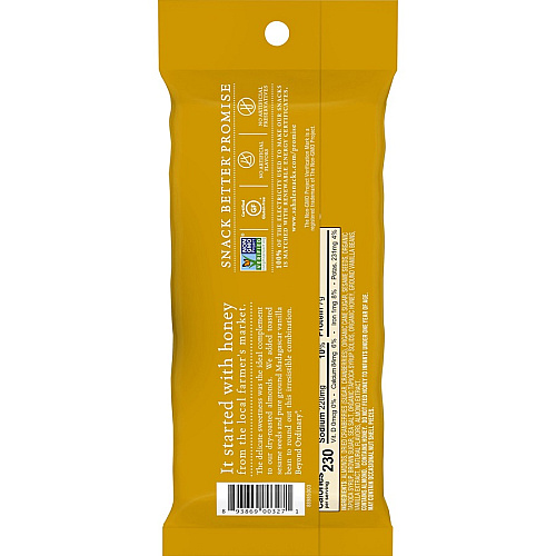 Sahale Snacks Honey Almonds Glazed Snack Mix Non-GMO, Gluten-free - Honey, Almond, Vanilla - 1.50 oz - 18 / Carton (00327)