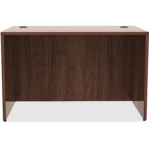 Lorell Essentials Series Rectangular Desk Shell 29.5" Height x 48" Width x 30" Depth - Material: Metal - Finish: Walnut, Laminate (LLR34389)