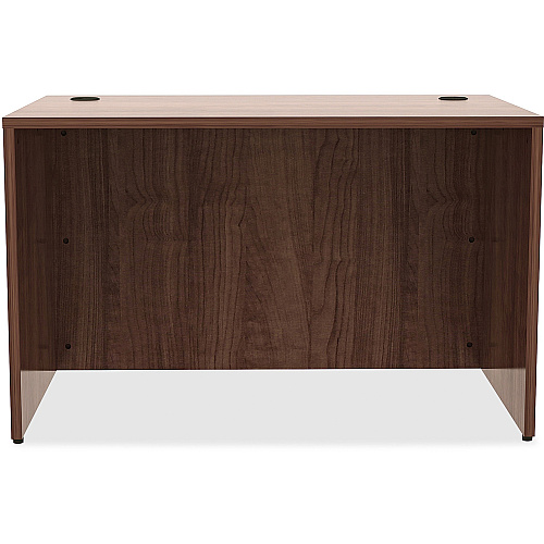Lorell Essentials Series Rectangular Desk Shell 29.5" Height x 48" Width x 30" Depth - Material: Metal - Finish: Walnut, Laminate (LLR34389)