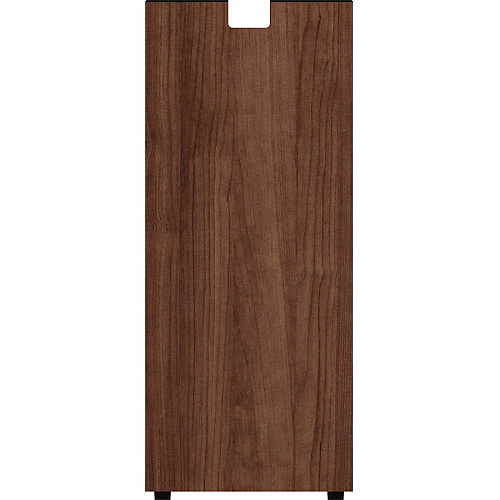 Lorell Essentials Series Credenza Half Leg 28.5" Height x 12" Width x 1" Depth - Material: Metal - Finish: Walnut Laminate (LLR34392)