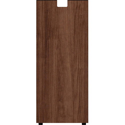 Lorell Essentials Series Credenza Half Leg 28.5" Height x 12" Width x 1" Depth - Material: Metal - Finish: Walnut Laminate (LLR34392)