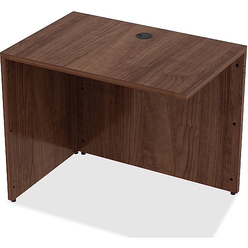 Lorell Essentials Series Return Shell 29.5" Height x 35" Width x 24" Depth - Material: Metal - Finish: Walnut, Laminate (LLR34400)