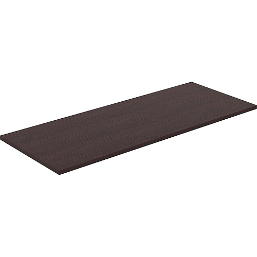 Lorell Training Tabletop Espresso Rectangle, Laminated Top - 60" Table Top Length x 24" Table Top Width x 1" Table Top Thickness - Assembly Required - 1 Each (LLR59636)