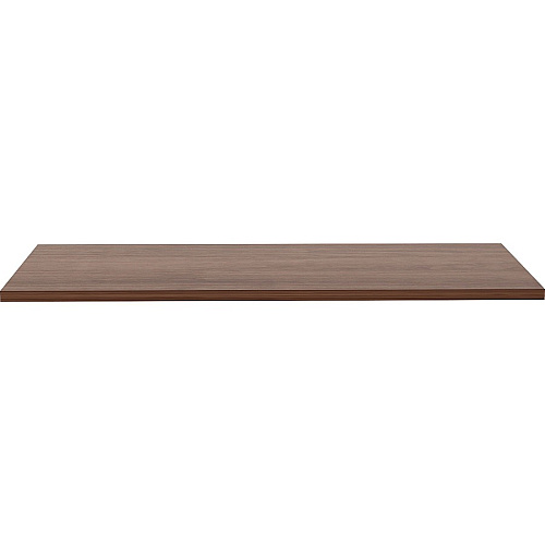 Lorell Relevance Series Tabletop Walnut Rectangle, Laminated Top - 48" Table Top Length x 24" Table Top Width x 1" Table Top Thickness - Assembly Required - 1 Each (LLR59638)