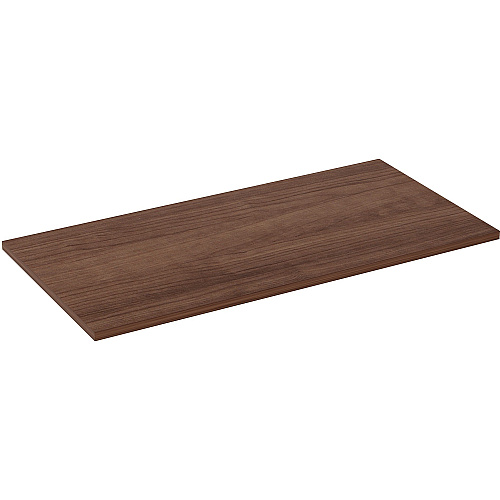 Lorell Relevance Series Tabletop Walnut Rectangle, Laminated Top - 48" Table Top Length x 24" Table Top Width x 1" Table Top Thickness - Assembly Required - 1 Each (LLR59638)