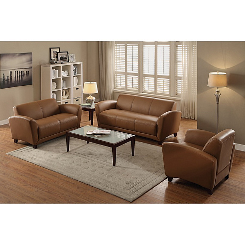 Lorell Accession Reception Sofa 34.5" x 75" x 31.1" Overall Dimension - 1 Each (LLR68946)